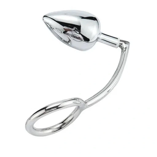 Anal Hooks Hook Cock with 4663 Ring Stainless Steel DiscreetChoice Anal Set 0116